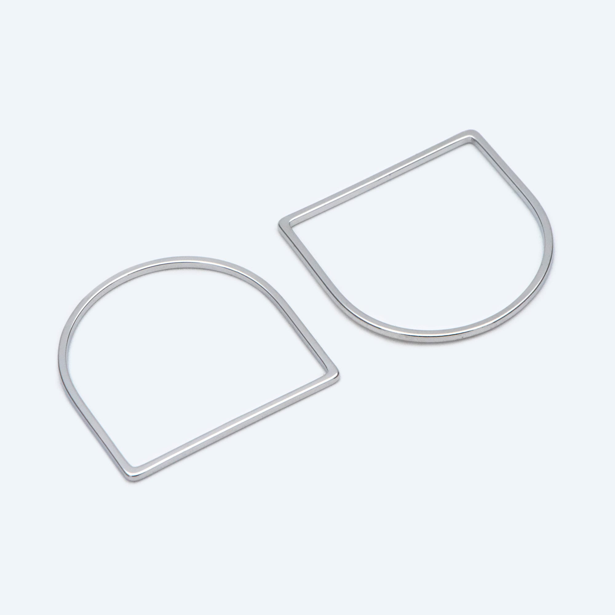 10pcs Gold/ Silver tone Horseshoe Loops, Geometric Hoop Link Connectors, Gold/ Rhodium plated BrassHorse Shoe Hoop Pendants (GB-1314)